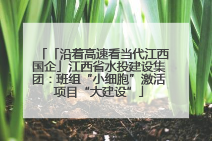 「沿着高速看当代江西国企」江西省水投建设集团：班组“小细胞”激活项目“大建设”
