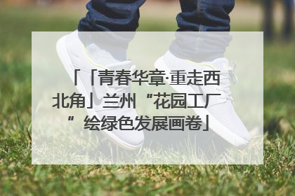 「青春华章·重走西北角」兰州“花园工厂”绘绿色发展画卷