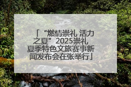 “燃情崇礼 活力之夏”2025崇礼夏季特色文旅赛事新闻发布会在张举行