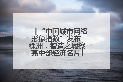 “中国城市网络形象指数”发布 株洲：智造之城擦亮中部经济名片