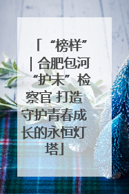 “榜样”｜合肥包河“护未”检察官 打造守护青春成长的永恒灯塔