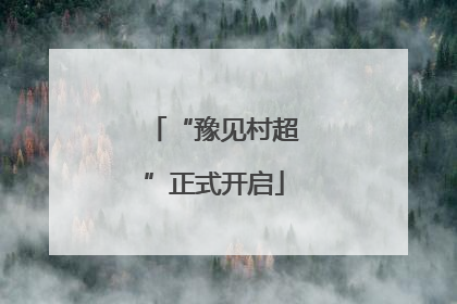 “豫见村超”正式开启