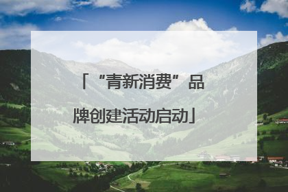 “青新消费”品牌创建活动启动