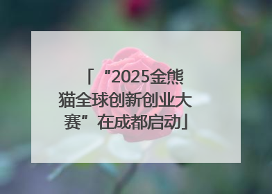 “2025金熊猫全球创新创业大赛”在成都启动