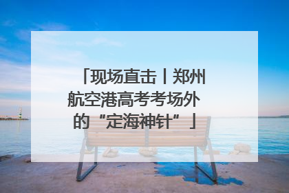 现场直击丨郑州航空港高考考场外的“定海神针”