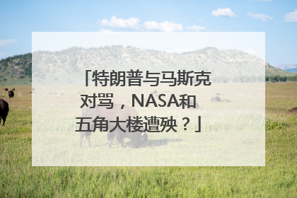特朗普与马斯克对骂，NASA和五角大楼遭殃？