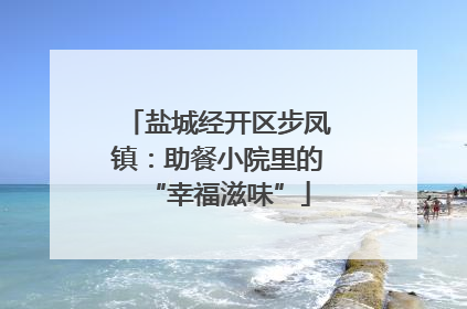 盐城经开区步凤镇：助餐小院里的“幸福滋味”