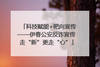 科技赋能+靶向宣传——伊春公安反诈宣传走“新”更走“心”
