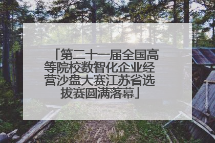 第二十一届全国高等院校数智化企业经营沙盘大赛江苏省选拔赛圆满落幕