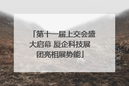 第十一届上交会盛大启幕 厦企科技展团亮相展势能