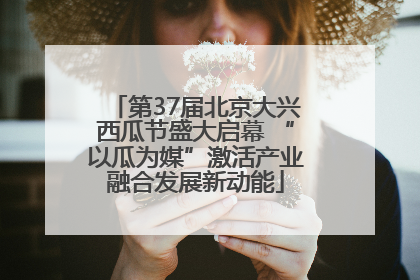 第37届北京大兴西瓜节盛大启幕 “以瓜为媒”激活产业融合发展新动能