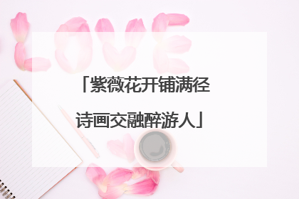 紫薇花开铺满径 诗画交融醉游人