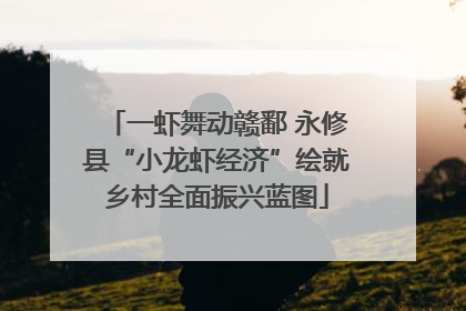 一虾舞动赣鄱 永修县“小龙虾经济”绘就乡村全面振兴蓝图