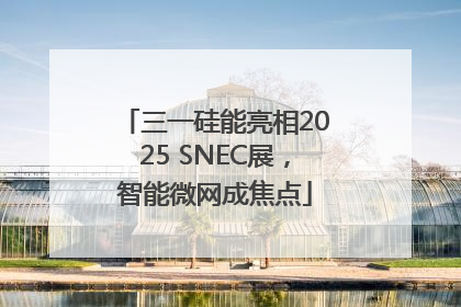 三一硅能亮相2025 SNEC展，智能微网成焦点