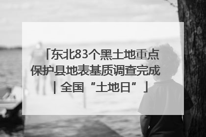 东北83个黑土地重点保护县地表基质调查完成｜全国“土地日”