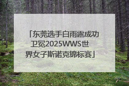 东莞选手白雨露成功卫冕2025WWS世界女子斯诺克锦标赛