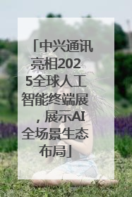 中兴通讯亮相2025全球人工智能终端展，展示AI全场景生态布局