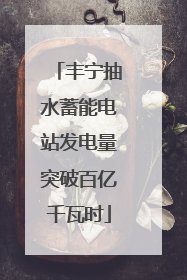 丰宁抽水蓄能电站发电量突破百亿千瓦时