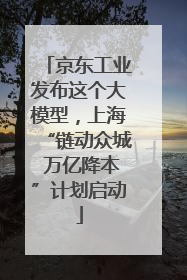 京东工业发布这个大模型，上海“链动众城 万亿降本”计划启动