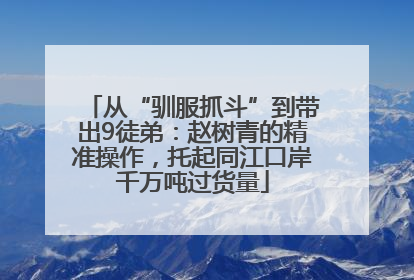 从“驯服抓斗”到带出9徒弟：赵树青的精准操作，托起同江口岸千万吨过货量