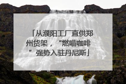 从濮阳工厂直供郑州货架，“燃喵咖啡”强势入驻丹尼斯