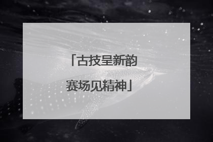 古技呈新韵 赛场见精神