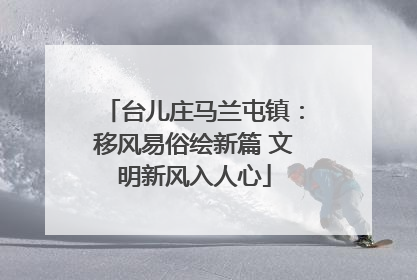 台儿庄马兰屯镇：移风易俗绘新篇 文明新风入人心