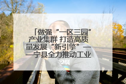 做强“一区三园”产业集群 打造高质量发展“新引擎”——宁县全力推动工业经济提质增效