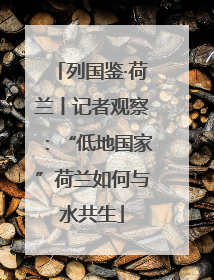 列国鉴·荷兰丨记者观察：“低地国家”荷兰如何与水共生