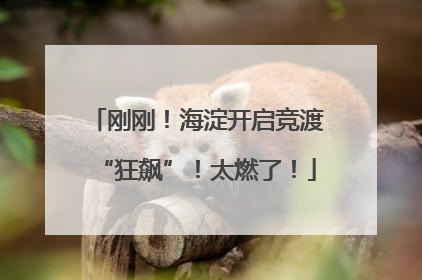 刚刚！海淀开启竞渡“狂飙”！太燃了！