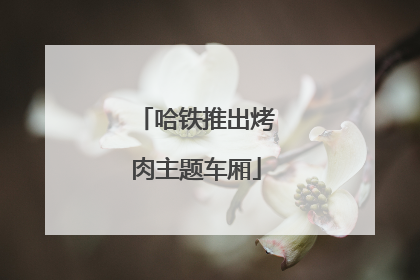 哈铁推出烤肉主题车厢