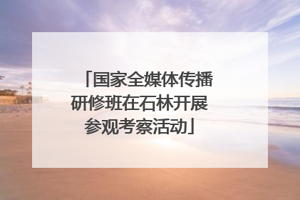 国家全媒体传播研修班在石林开展参观考察活动