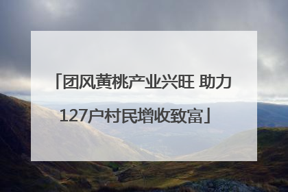团风黄桃产业兴旺 助力127户村民增收致富