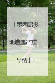 墨西哥多地遭遇严重旱情