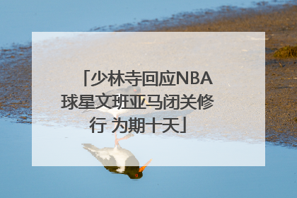 少林寺回应NBA球星文班亚马闭关修行 为期十天