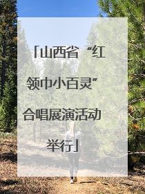 山西省“红领巾小百灵”合唱展演活动举行