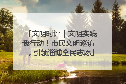 文明时评｜文明实践我行动！市民文明巡访，引领淄博全民志愿