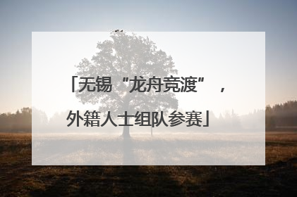 无锡“龙舟竞渡”，外籍人士组队参赛