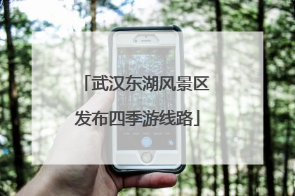 武汉东湖风景区发布四季游线路