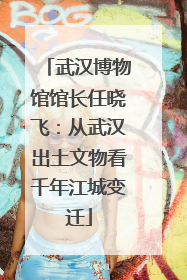 武汉博物馆馆长任晓飞：从武汉出土文物看千年江城变迁