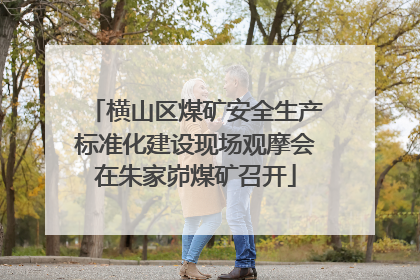 横山区煤矿安全生产标准化建设现场观摩会在朱家峁煤矿召开