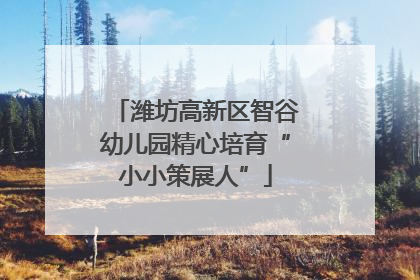 潍坊高新区智谷幼儿园精心培育“小小策展人”