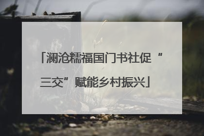 澜沧糯福国门书社促“三交”赋能乡村振兴