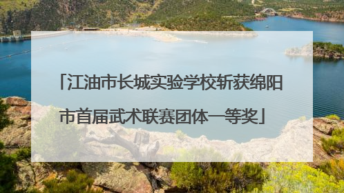 江油市长城实验学校斩获绵阳市首届武术联赛团体一等奖
