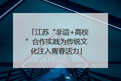 江苏“非遗+高校”合作实践为传统文化注入青春活力