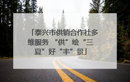 泰兴市供销合作社多维服务 “供”绘“三夏”好“丰”景