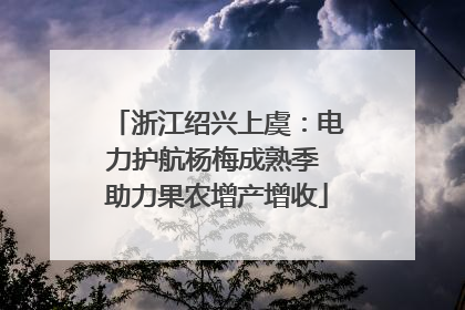 浙江绍兴上虞：电力护航杨梅成熟季 助力果农增产增收