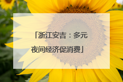 浙江安吉：多元夜间经济促消费