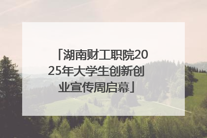 湖南财工职院2025年大学生创新创业宣传周启幕