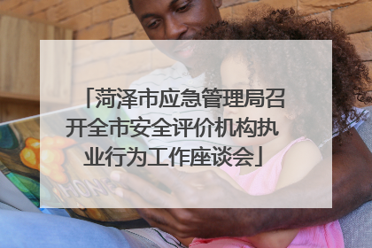 菏泽市应急管理局召开全市安全评价机构执业行为工作座谈会